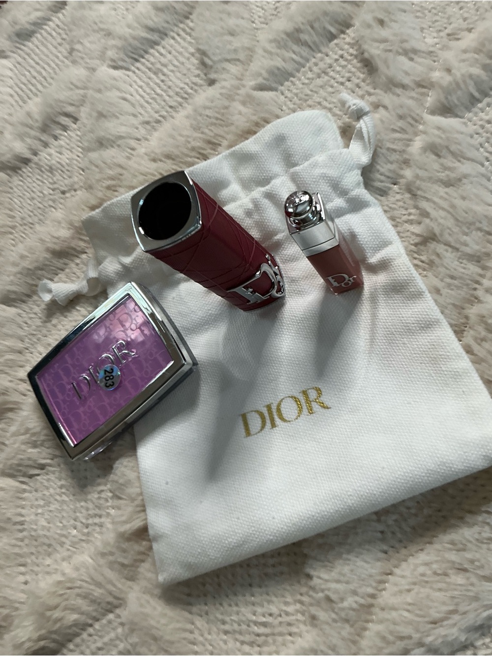 Christian Dior Lady Dior Eyeshadow Palette Beauty Bundle w/ Dior Pouch